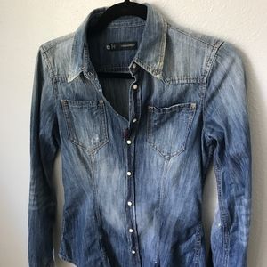 Dsquared2 Dark Western Denim Shirt